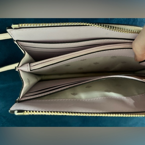 KATE SPADE New York Jackson Light Pink Leather Wallet crossbody - Picture 3 of 9